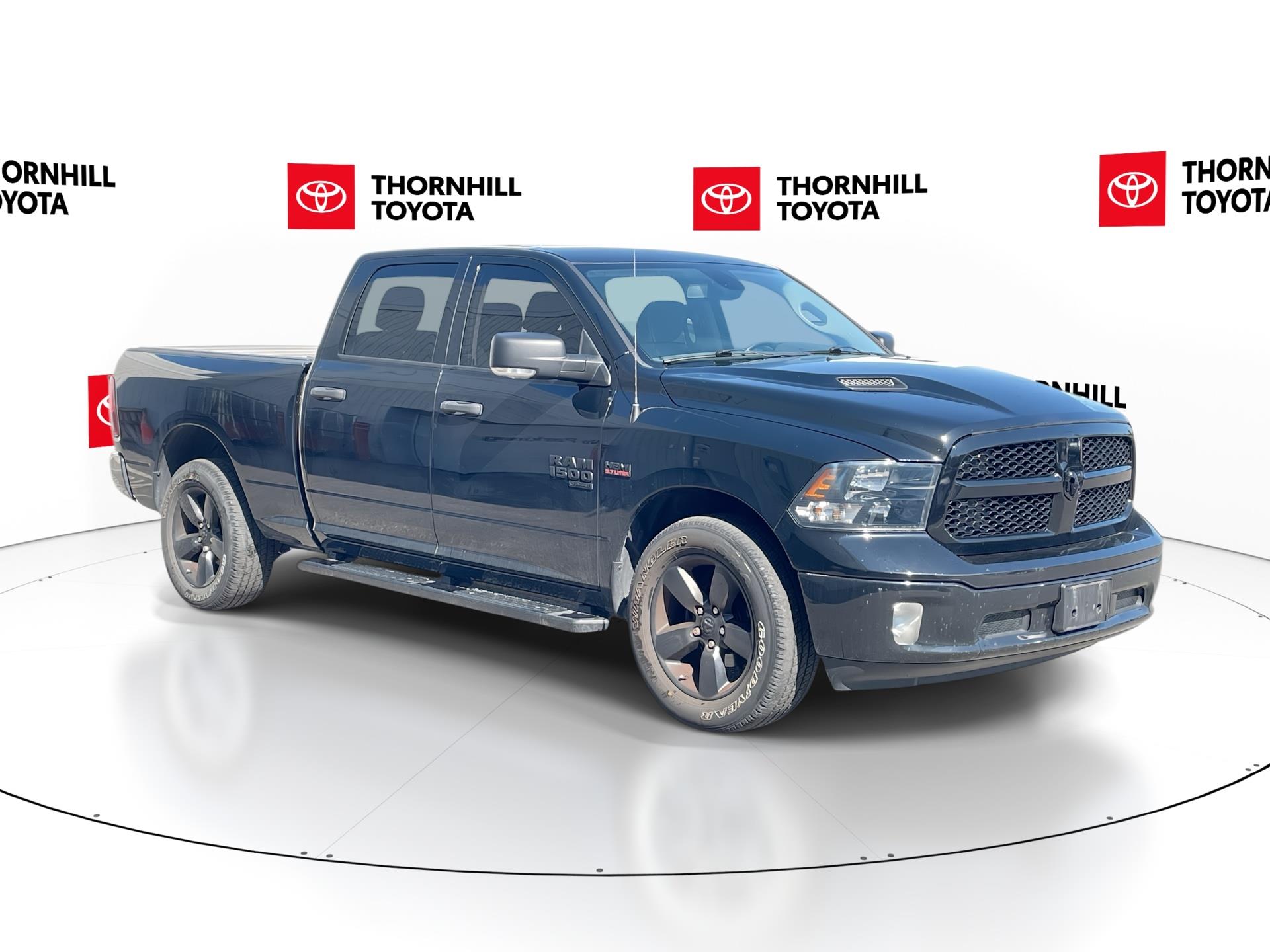 Black 2022 RAM 1500 Pickup Truck Four-Wheel Drive 8-Speed Automatic