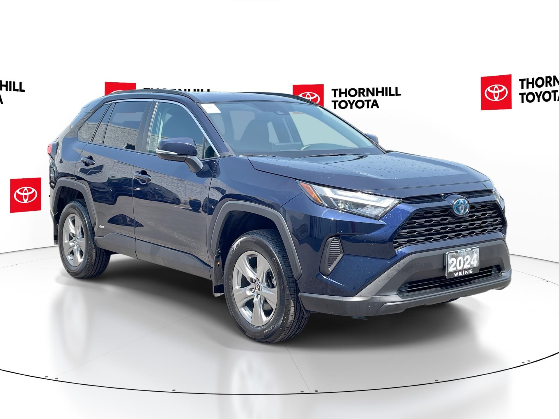 Blue 2024 Toyota RAV4 Hybrid SUV / Crossover All-Wheel Drive Continuously Variable Transmission
