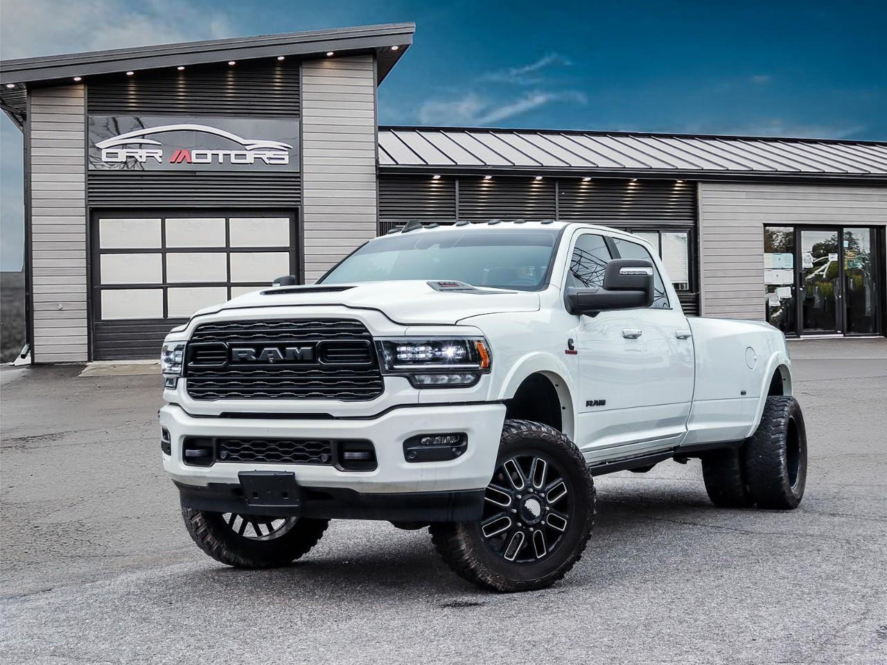 White 2023 RAM 3500 Pickup Truck Four-Wheel Drive 6-Speed Automatic