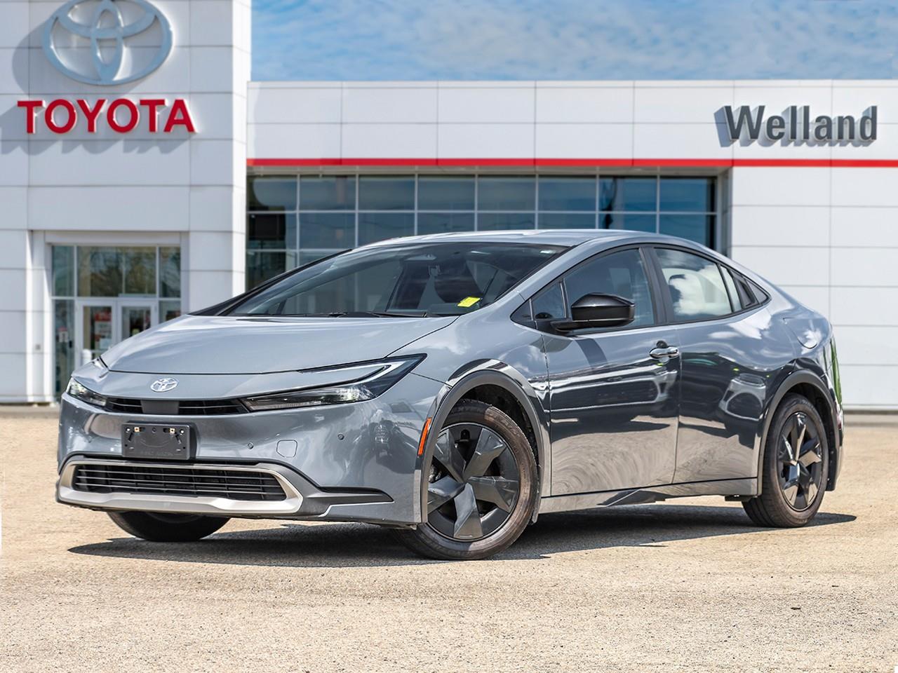 Gray 2025 Toyota Prius Plug-In Hybrid Hatchback Front-Wheel Drive Continuously Variable Transmission