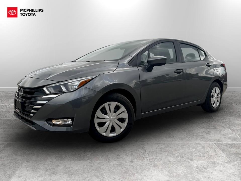 Gray 2025 Nissan Versa Sedan Front-Wheel Drive Continuously Variable Transmission