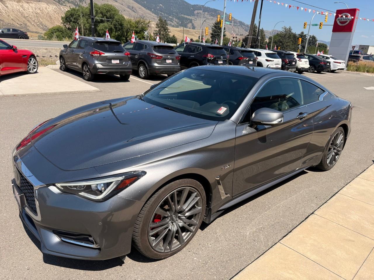 Gray 2017 INFINITI Q60 Coupe All-Wheel Drive 7-Speed Automatic