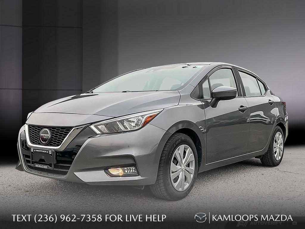Gray 2021 Nissan Versa Sedan Front-Wheel Drive Continuously Variable Transmission