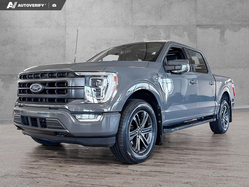 Gray 2021 Ford F-150 Pickup Truck Four-Wheel Drive Automatic