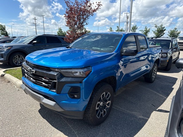 Blue 2023 Chevrolet Colorado Pickup Truck Four-Wheel Drive 8-Speed Automatic