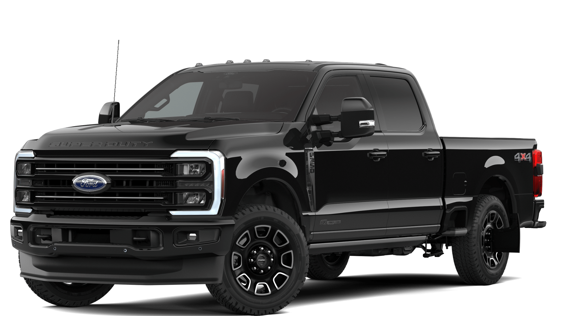 Black 2026 Ford F-350 Super Duty Pickup Truck Four-Wheel Drive Automatic