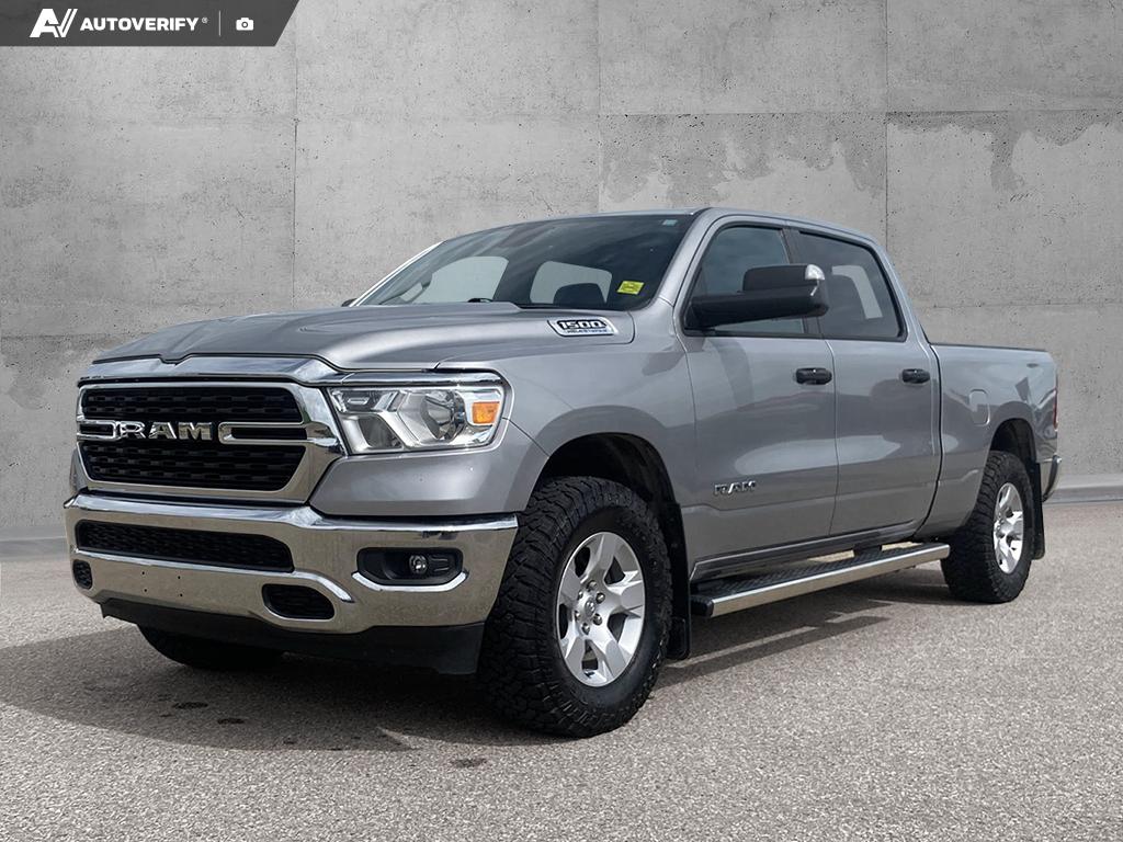 Silver 2023 RAM 1500 Pickup Truck Four-Wheel Drive 8-Speed Automatic