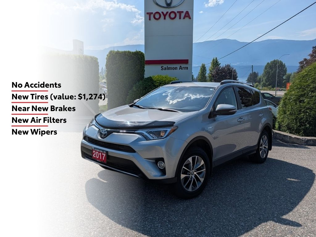 Silver 2017 Toyota RAV4 Hybrid SUV / Crossover All-Wheel Drive Continuously Variable Transmission
