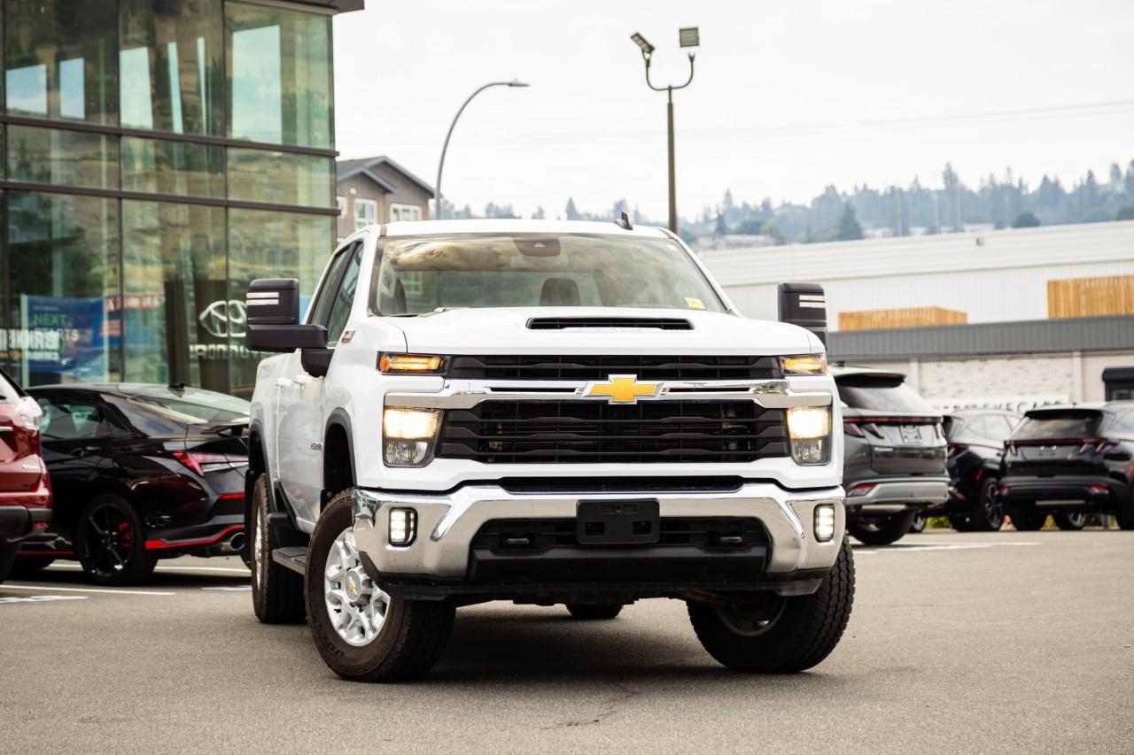 White 2024 Chevrolet Silverado 2500HD Pickup Truck Four-Wheel Drive Automatic