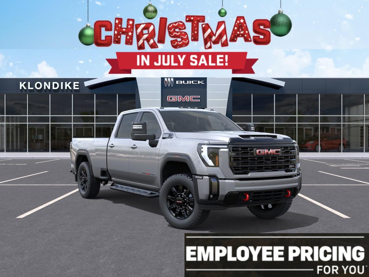 Silver 2026 GMC Sierra 2500HD Pickup Truck Four-Wheel Drive Automatic