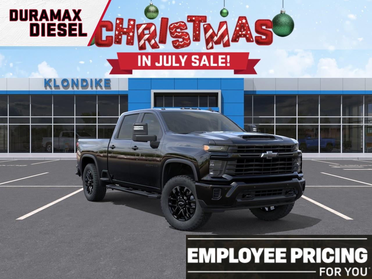 Black 2026 Chevrolet Silverado 2500HD Pickup Truck Four-Wheel Drive Automatic