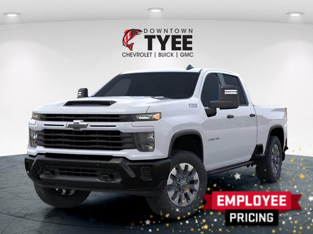 White 2026 Chevrolet Silverado 2500HD Pickup Truck Four-Wheel Drive Automatic