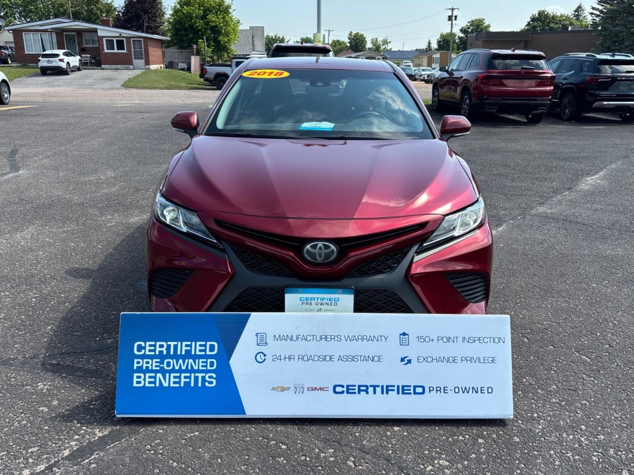 Red (Maroon) 2018 Toyota Camry Sedan 8-Speed Automatic