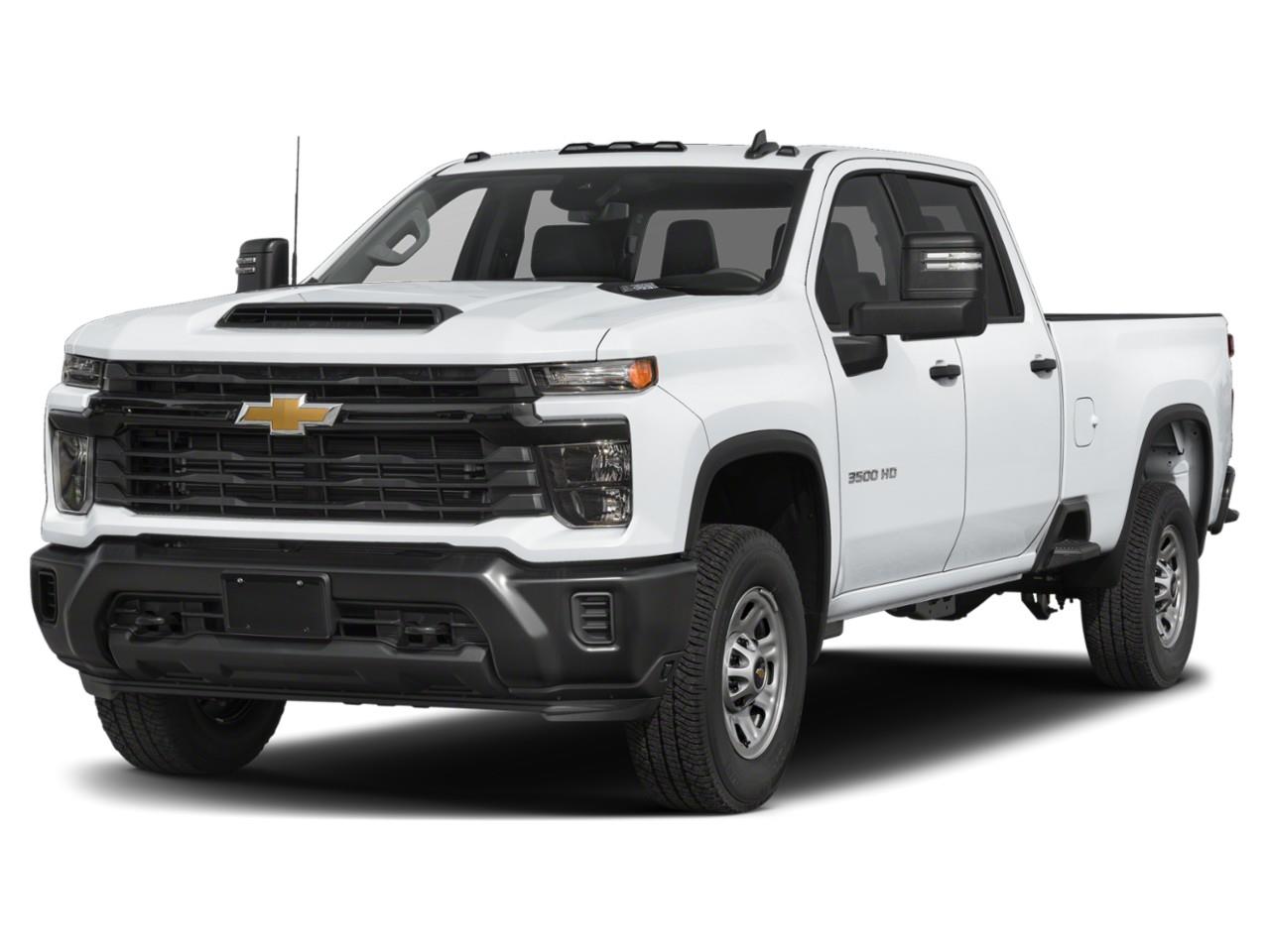 White 2026 Chevrolet Silverado 3500HD Pickup Truck Four-Wheel Drive Automatic