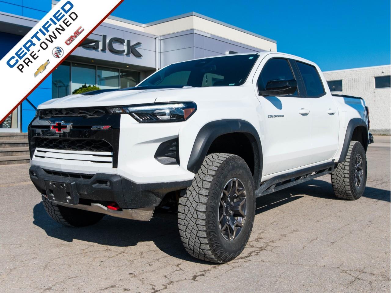 White 2024 Chevrolet Colorado Pickup Truck Four-Wheel Drive 8-Speed Automatic