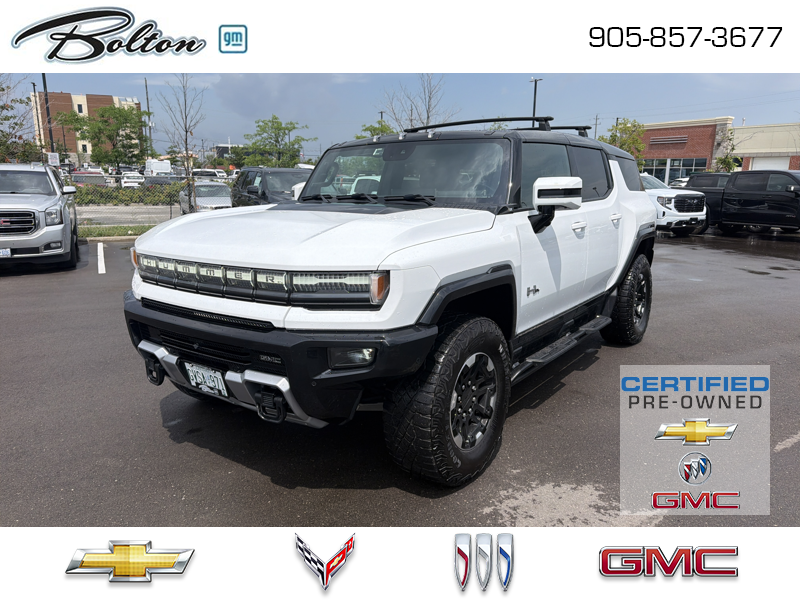 White 2024 GMC Hummer EV SUV SUV / Crossover All-Wheel Drive 1-Speed Automatic