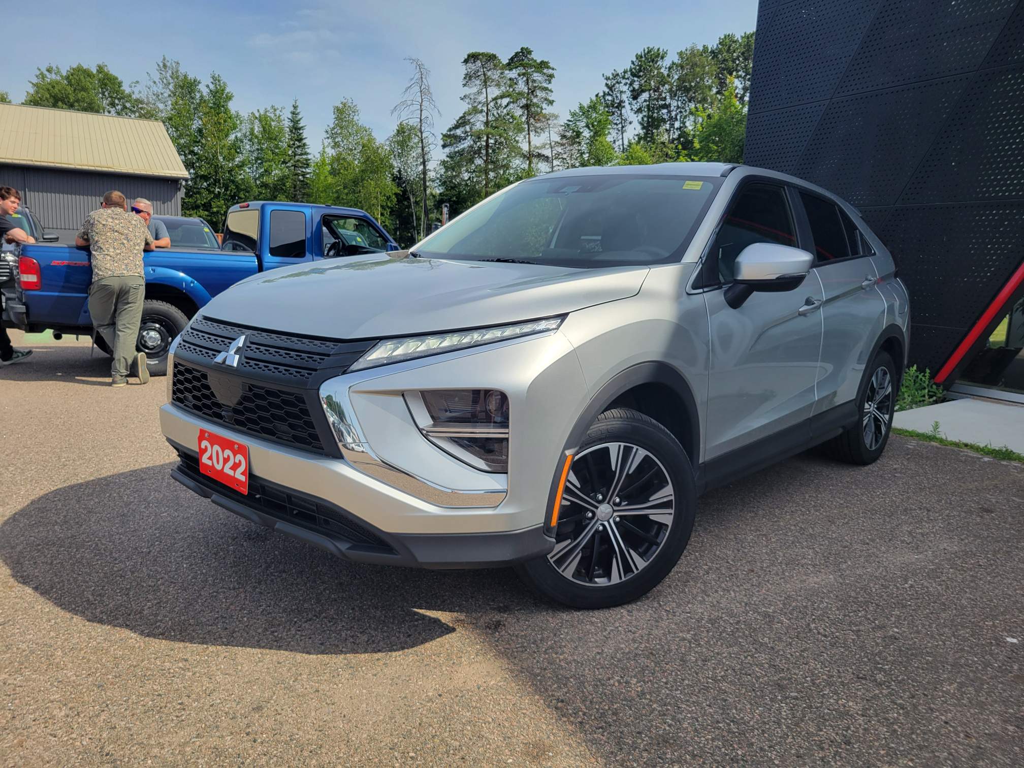 Silver 2022 Mitsubishi Eclipse Cross SUV / Crossover All-Wheel Drive Continuously Variable Transmission