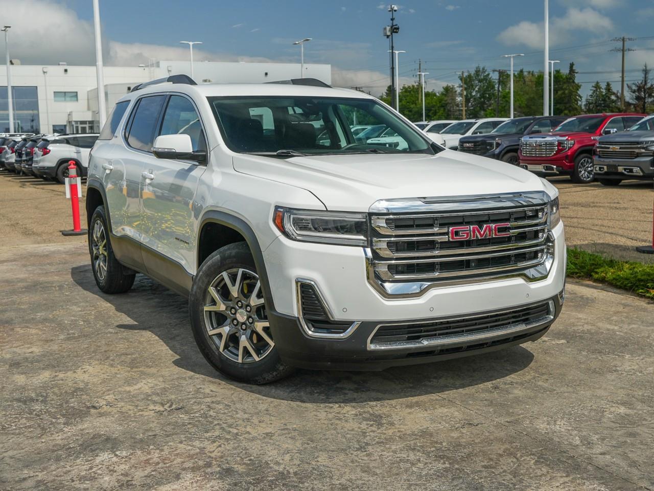 White 2023 GMC Acadia SUV / Crossover Four-Wheel Drive 9-Speed Automatic