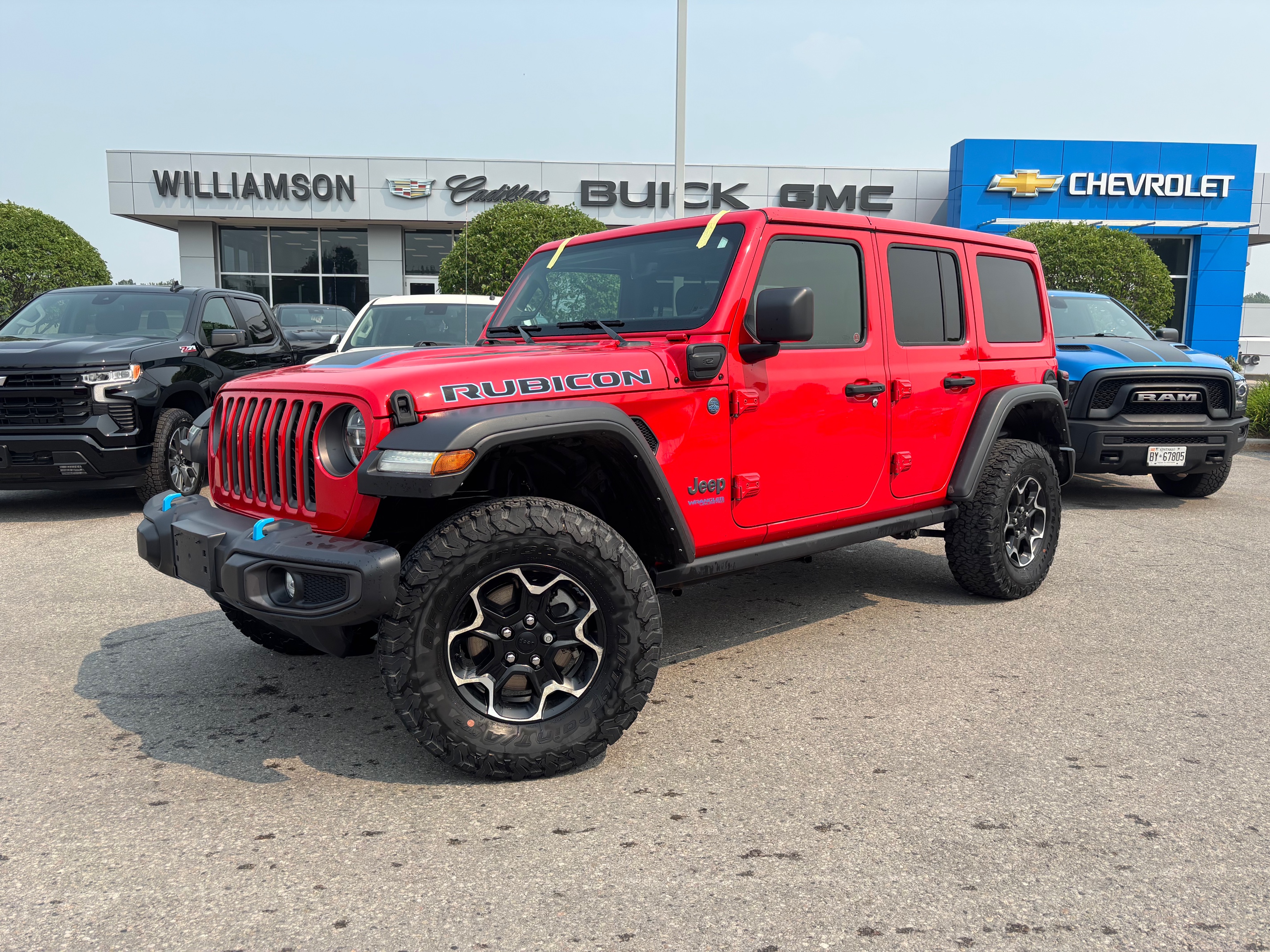 Red 2021 Jeep Wrangler 4xe SUV / Crossover Four-Wheel Drive 8-Speed Automatic