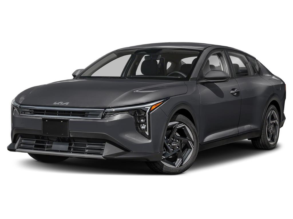 Gray 2025 Kia K4 Sedan Front-Wheel Drive Continuously Variable Transmission