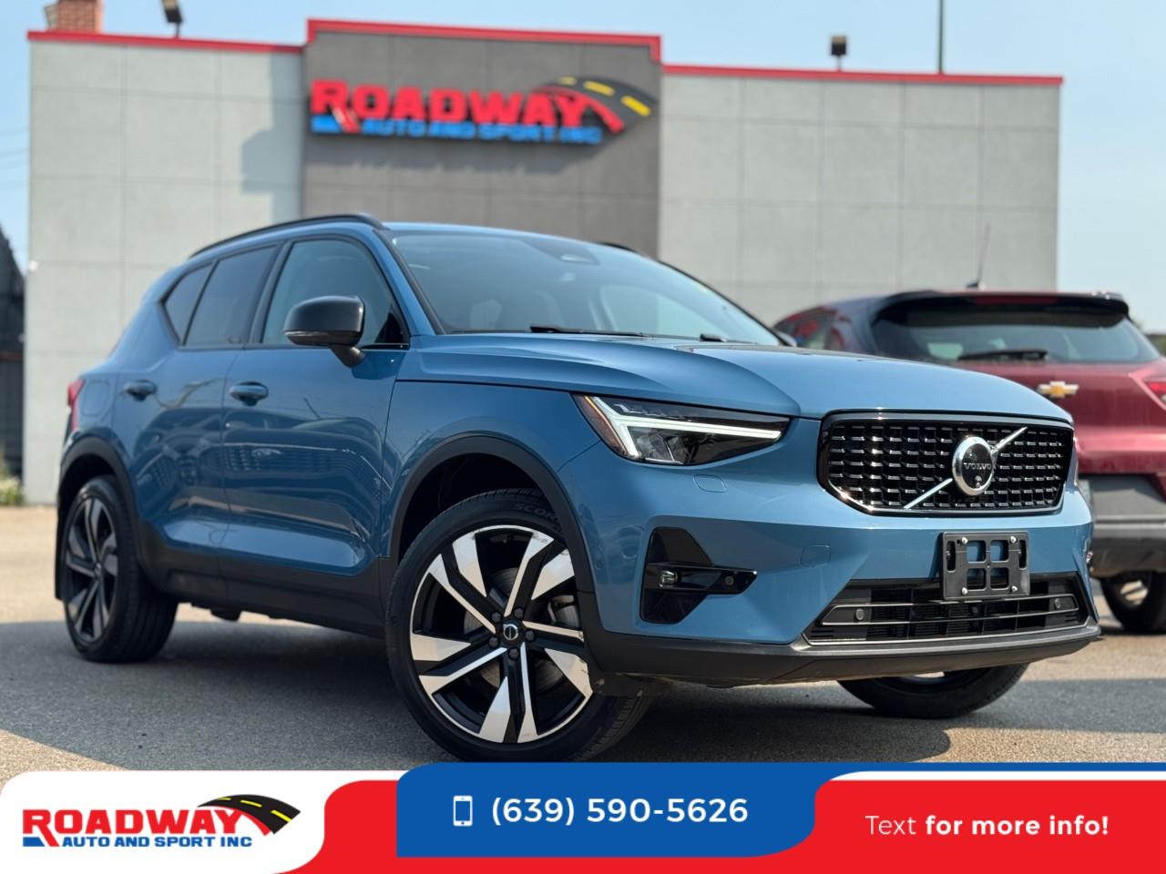 Blue 2024 Volvo XC40 SUV / Crossover All-Wheel Drive 8-Speed Automatic
