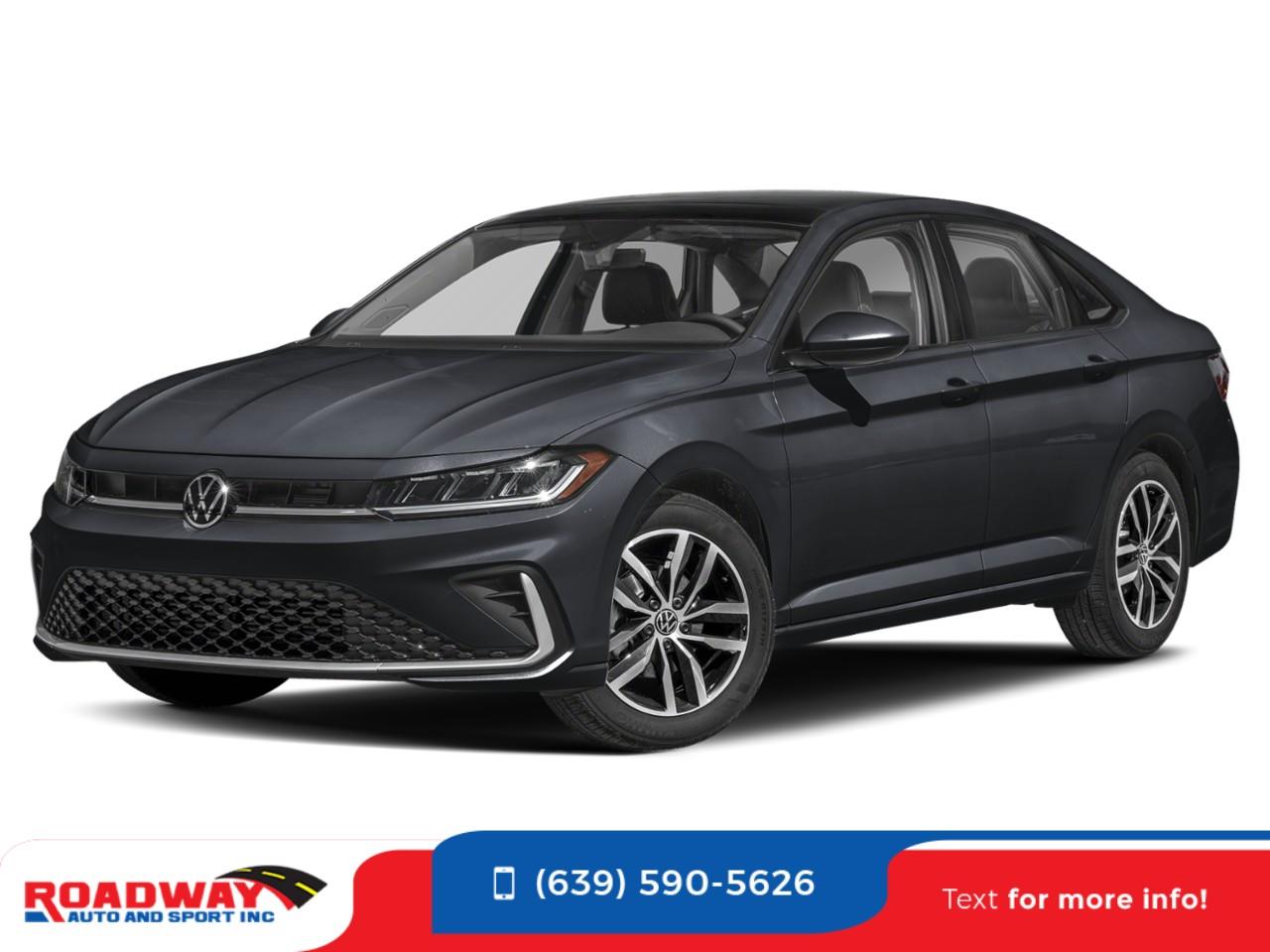Black 2025 Volkswagen Jetta Sedan 8-Speed Automatic