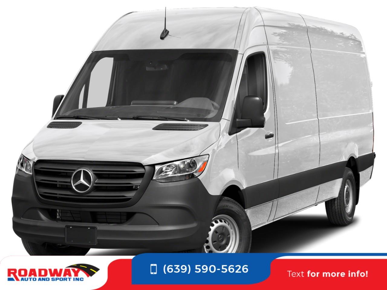 White 2025 Mercedes-Benz Sprinter Cargo Van Rear-Wheel Drive 9-Speed Automatic