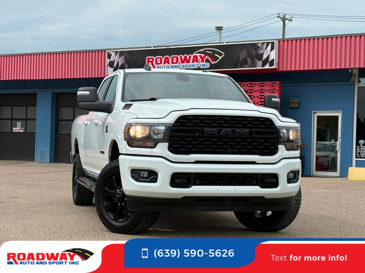 White 2024 RAM 3500 Pickup Truck Four-Wheel Drive 8-Speed Automatic