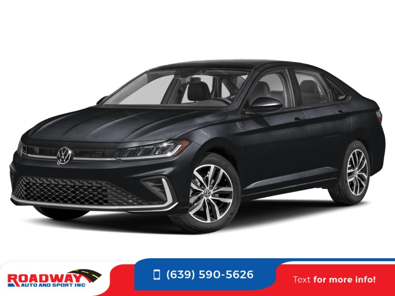 Black 2025 Volkswagen Jetta Sedan 8-Speed Automatic