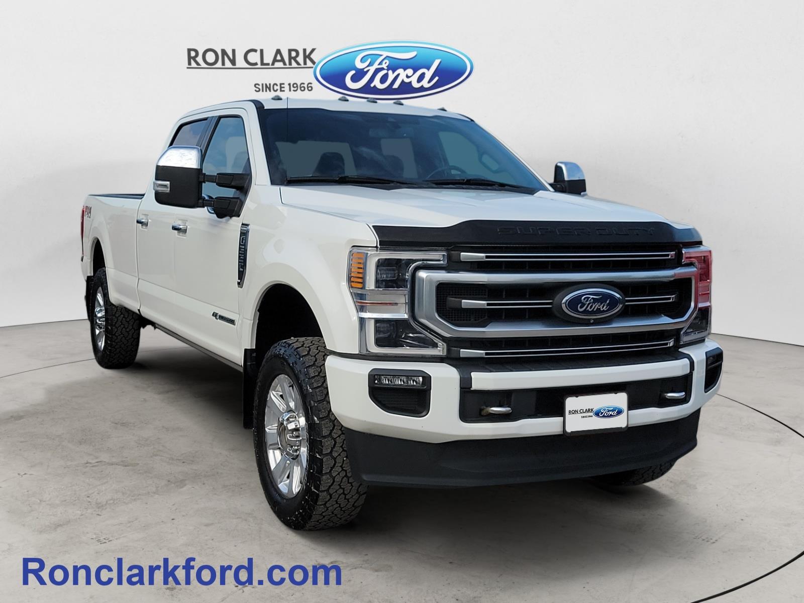 White 2020 Ford F-350 Super Duty Pickup Truck Four-Wheel Drive Automatic