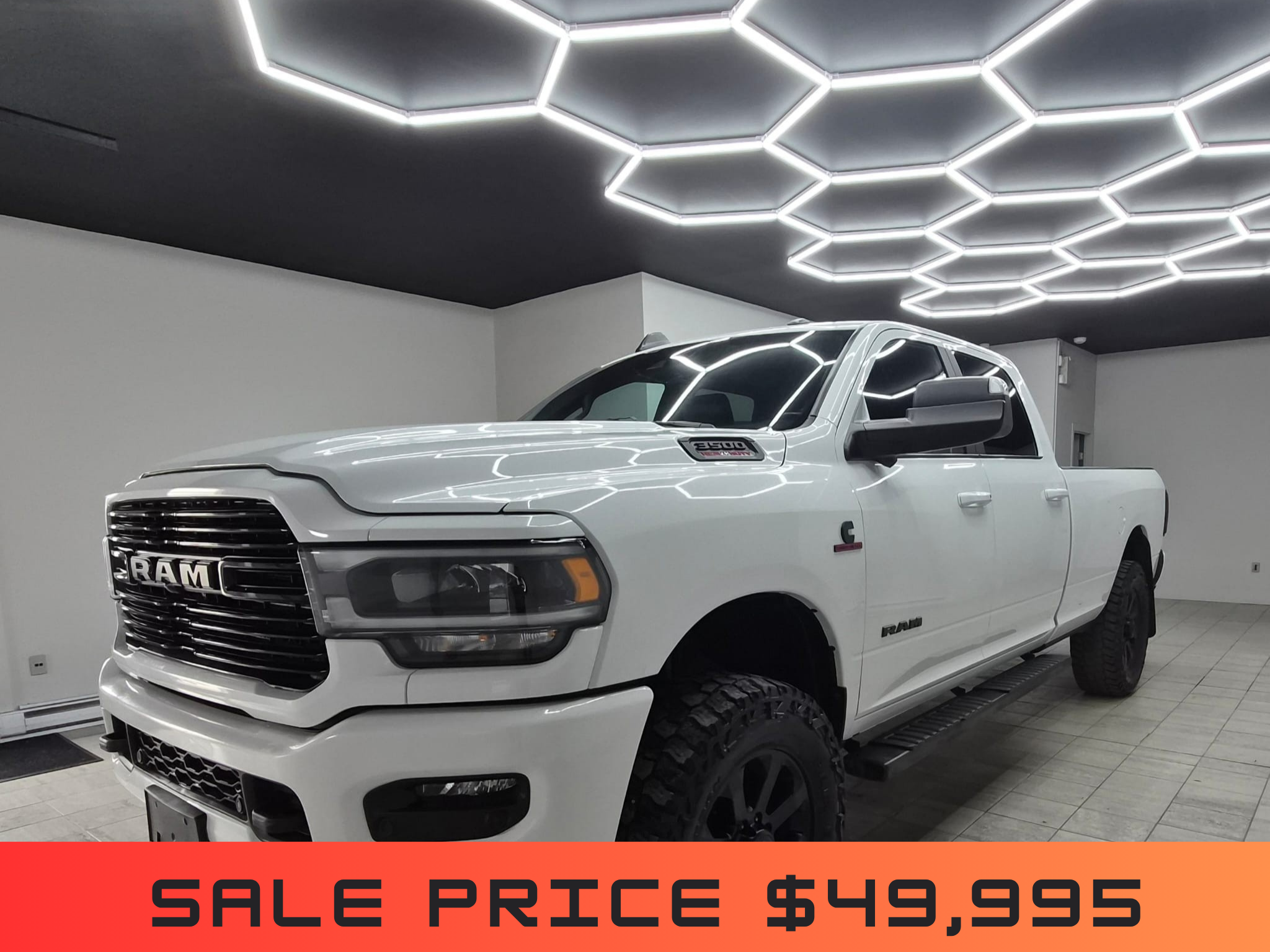 White 2021 RAM 3500 Pickup Truck Four-Wheel Drive 6-Speed Automatic