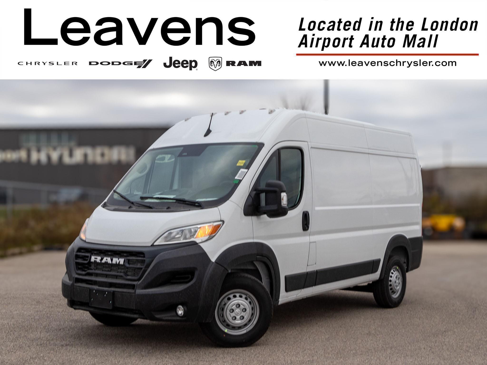 White 2025 RAM ProMaster Van 9-Speed Automatic