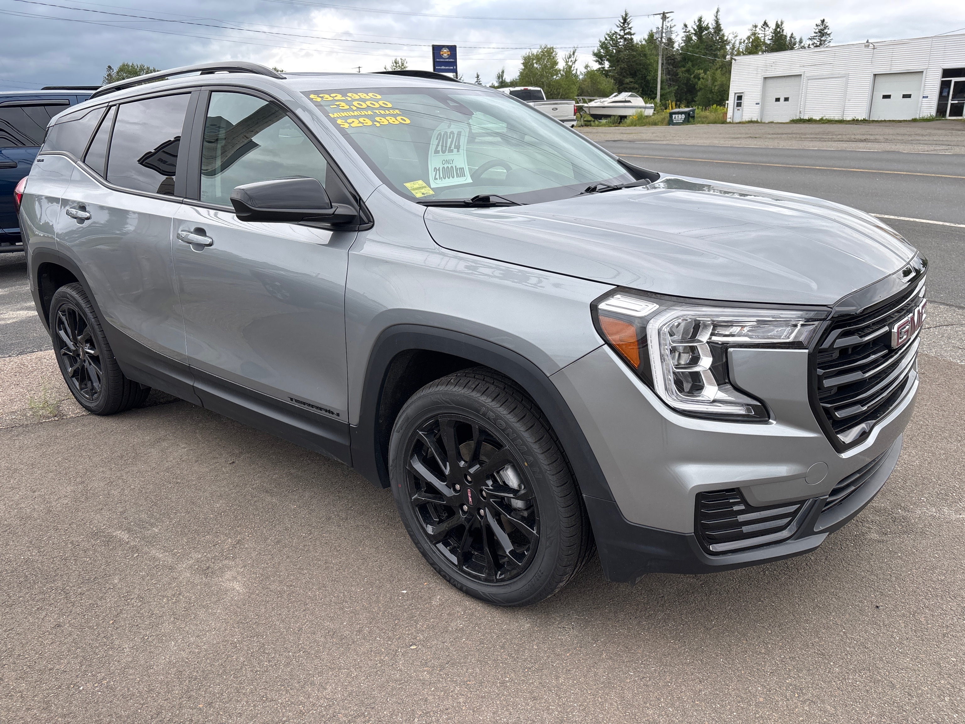 Gray 2024 GMC Terrain SUV / Crossover All-Wheel Drive 9-Speed Automatic