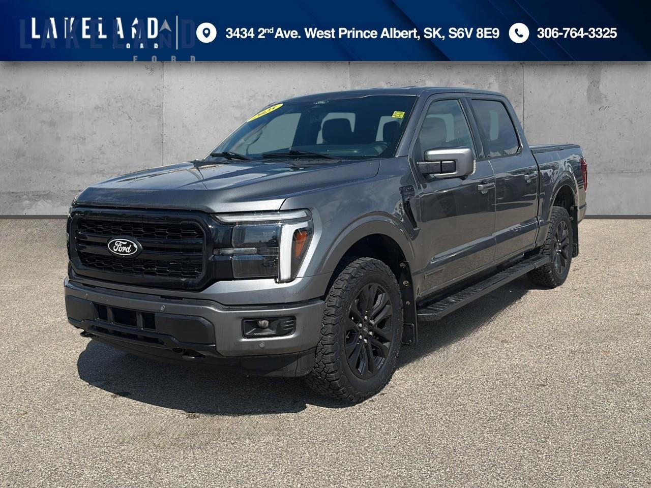 Gray 2025 Ford F-150 Pickup Truck Four-Wheel Drive Automatic