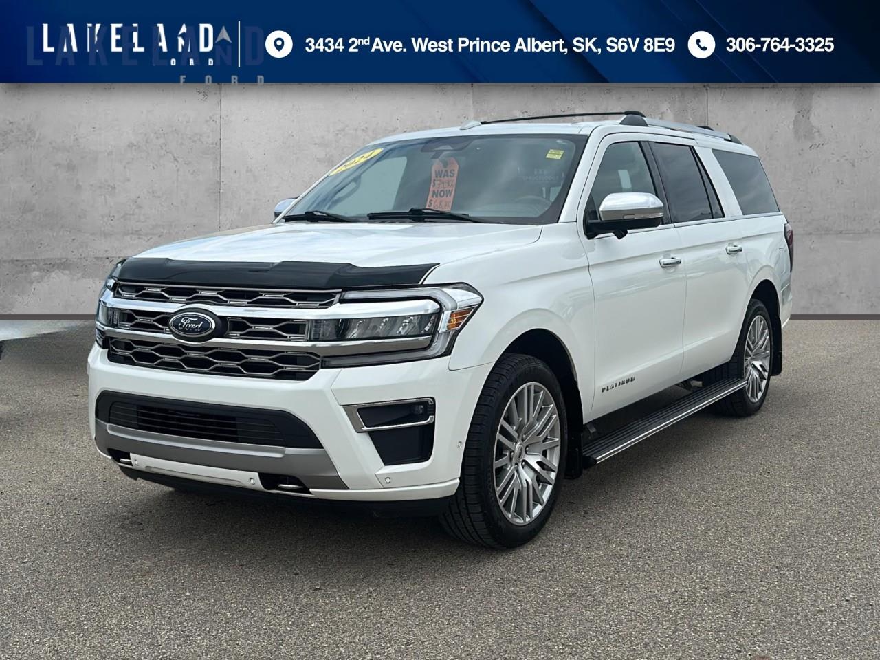 White 2024 Ford Expedition SUV / Crossover Four-Wheel Drive Automatic