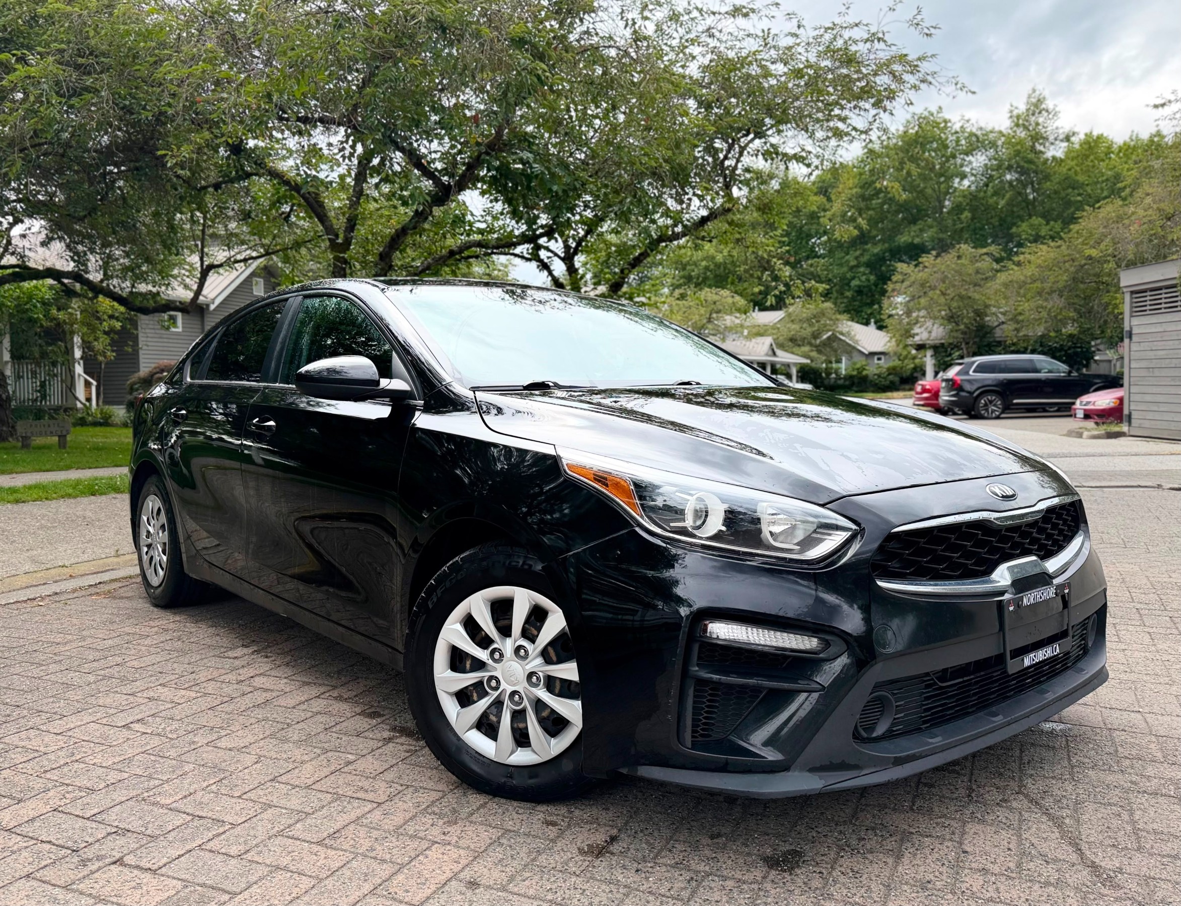 Black 2020 Kia Forte Sedan Continuously Variable Transmission