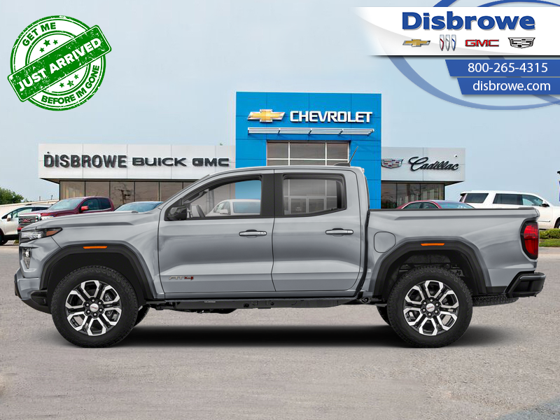 Silver 2026 GMC Canyon Pickup Truck Four-Wheel Drive Automatic