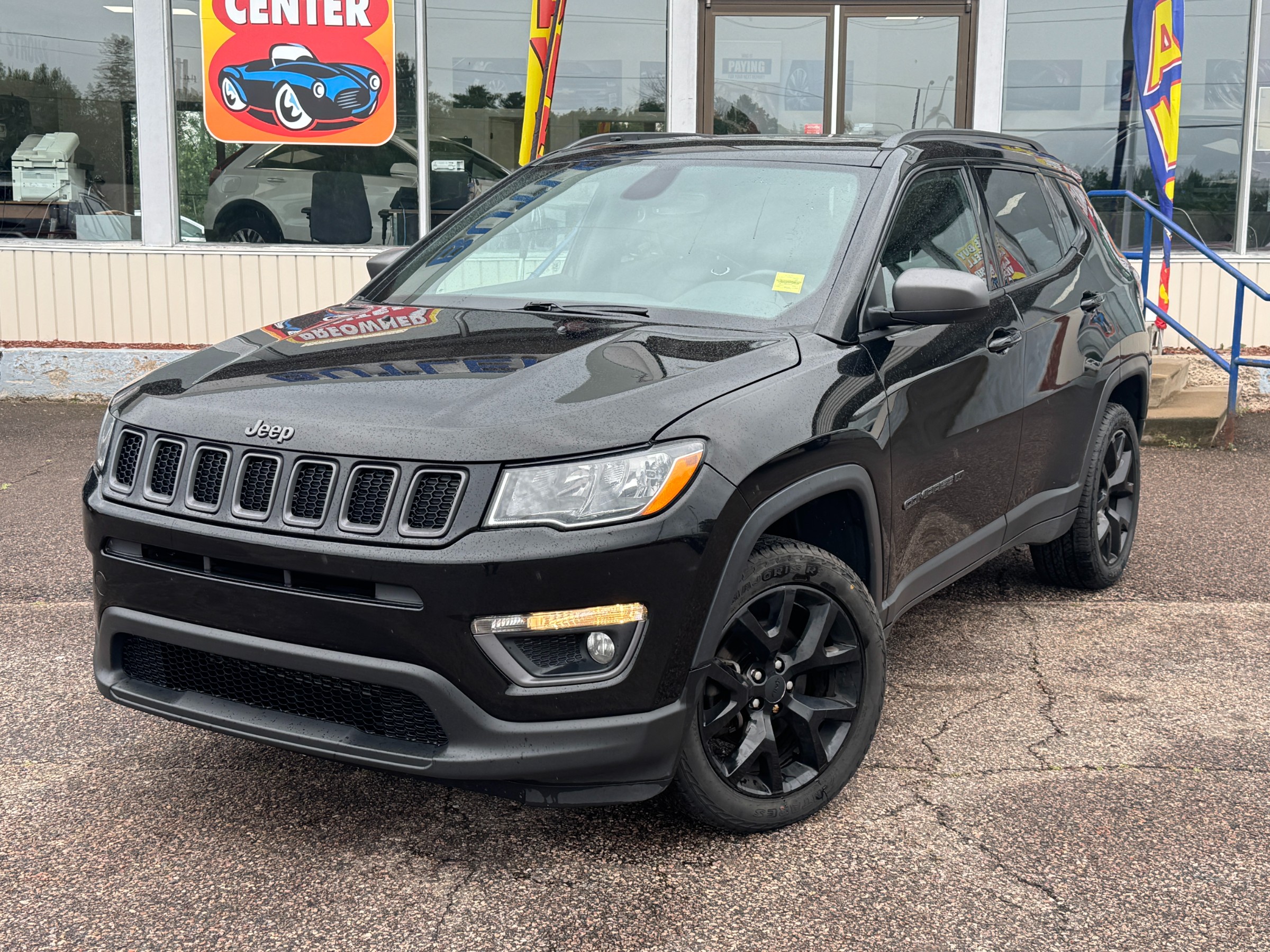 Black 2021 Jeep Compass SUV / Crossover 9-Speed Automatic