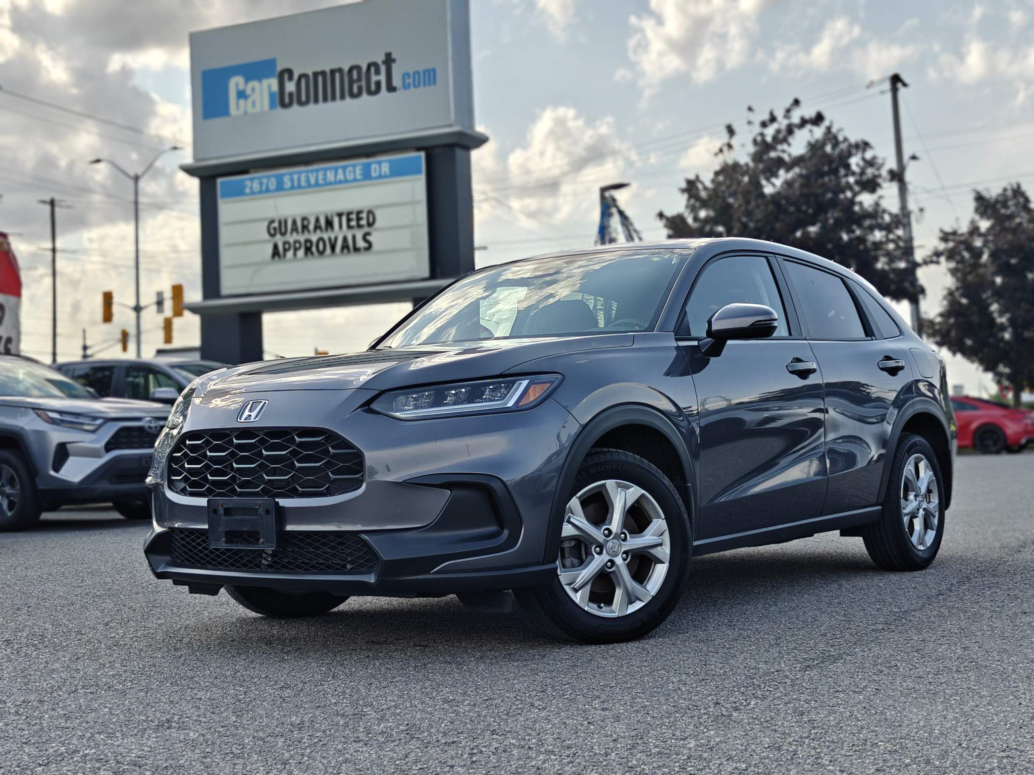 Gray 2024 Honda HR-V SUV / Crossover Continuously Variable Transmission