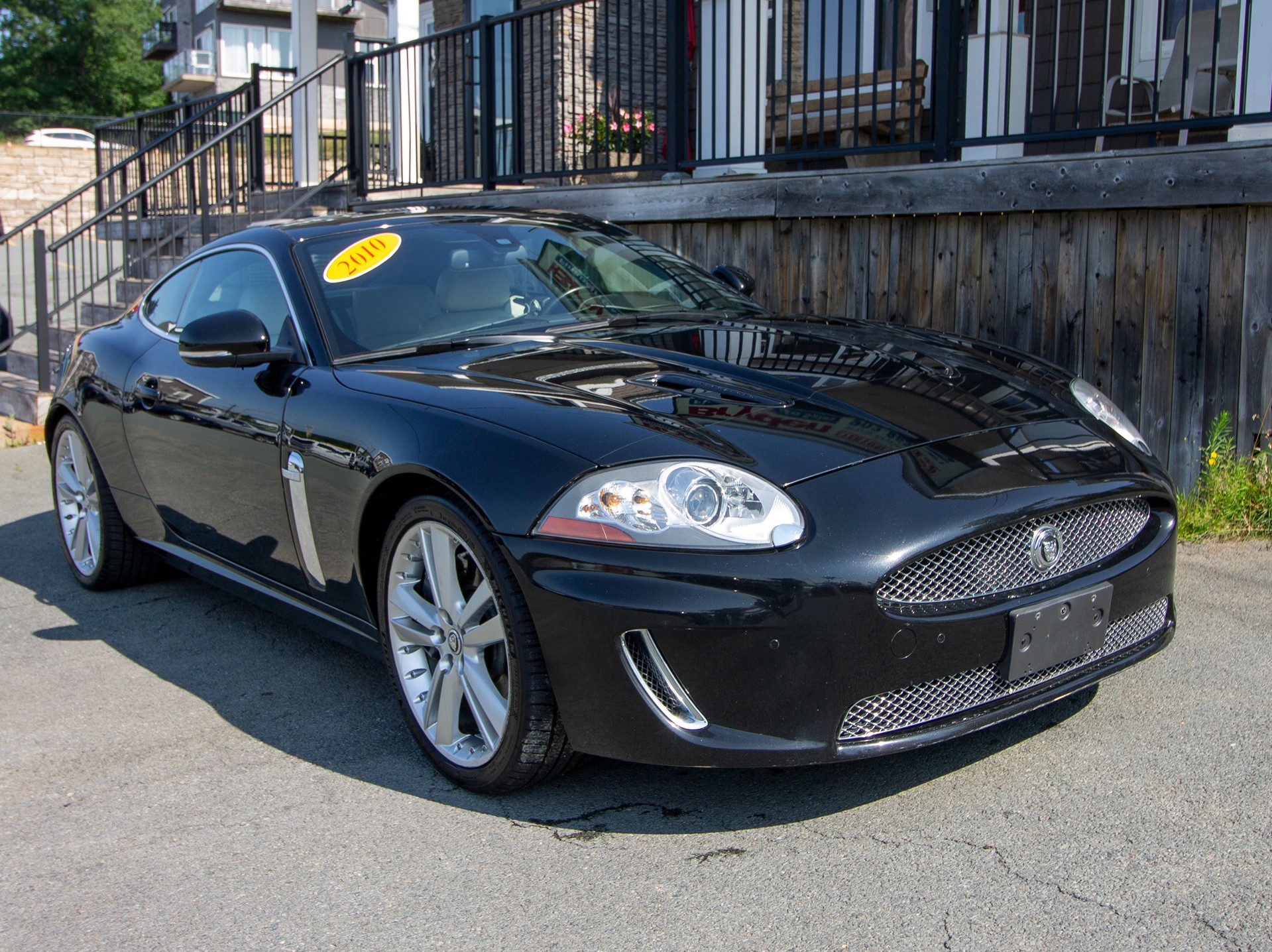 Black 2010 Jaguar XK-Series Coupe Rear-Wheel Drive 6-Speed Automatic