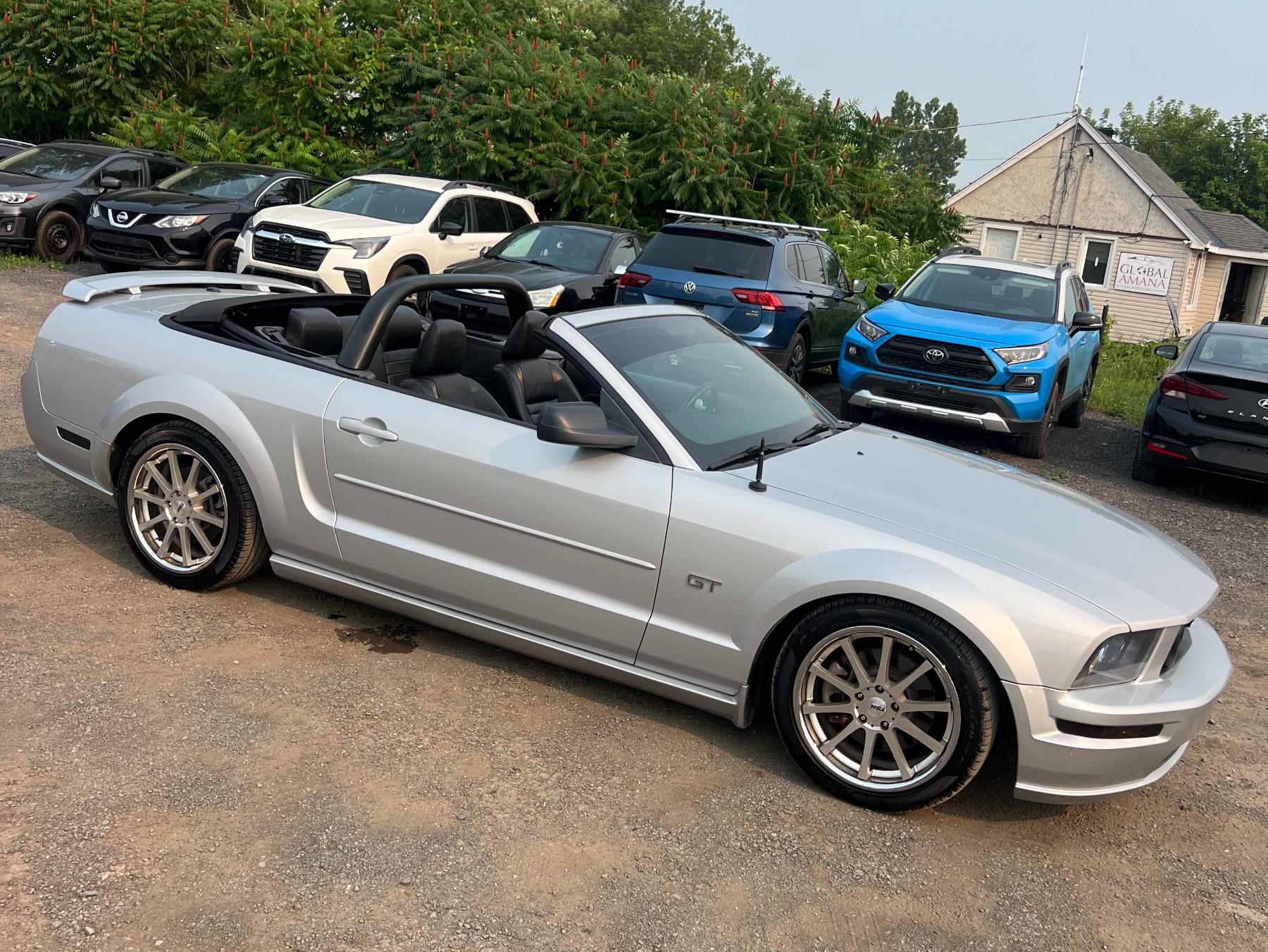 Silver 2007 Ford Mustang Convertible 5-Speed Automatic