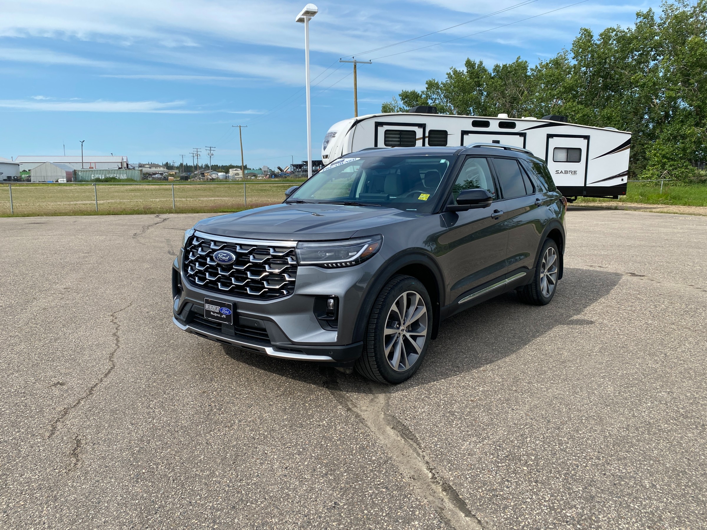 Gray 2025 Ford Explorer SUV / Crossover All-Wheel Drive Automatic