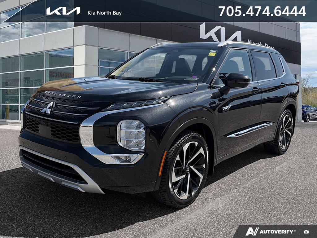 Black 2023 Mitsubishi Outlander Hybrid Plug-in SUV / Crossover 1-Speed Automatic