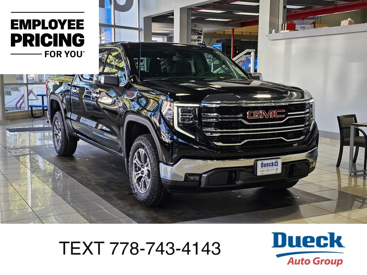 Black 2026 GMC Sierra 1500 Pickup Truck Four-Wheel Drive Automatic