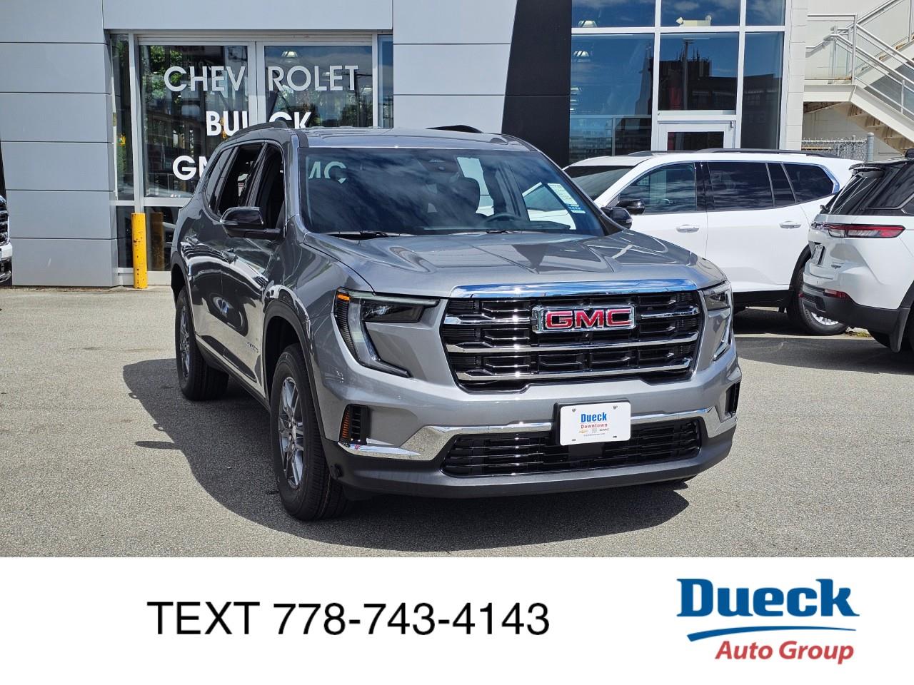 Silver 2026 GMC Acadia SUV / Crossover Four-Wheel Drive 8-Speed Automatic