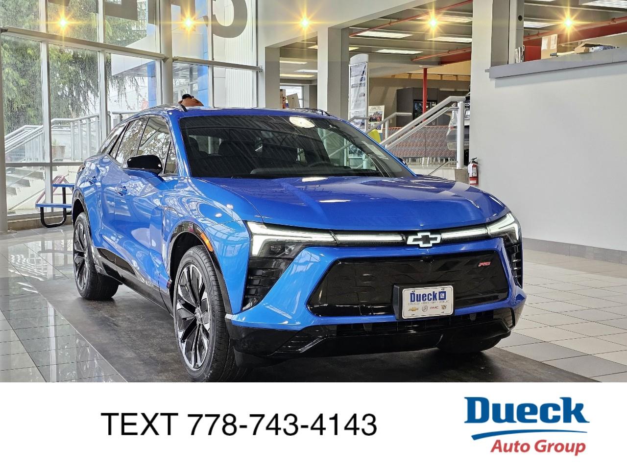 Blue 2024 Chevrolet Blazer EV SUV / Crossover All-Wheel Drive 1-Speed Automatic