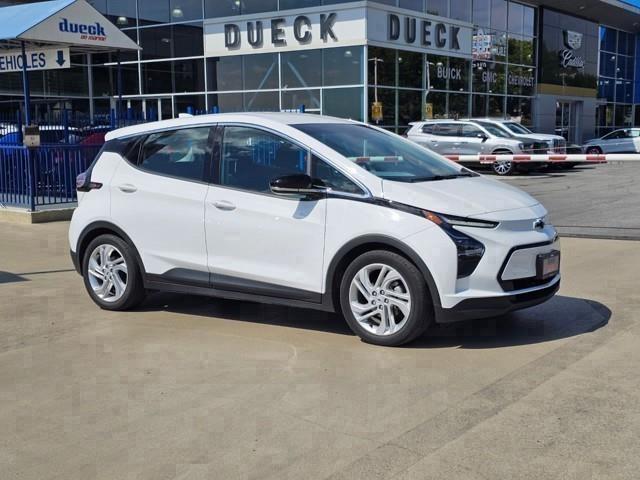 White 2023 Chevrolet Bolt EV Hatchback Front-Wheel Drive 1-Speed Automatic