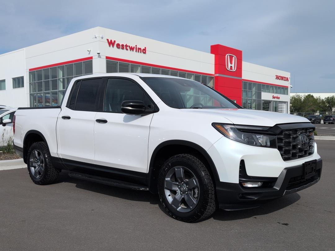 Gray 2024 Honda Ridgeline Pickup Truck All-Wheel Drive 9-Speed Automatic