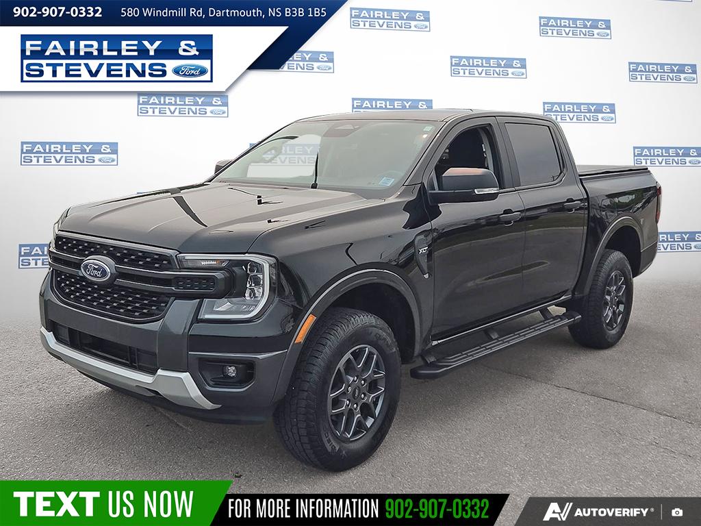 Black 2024 Ford Ranger Pickup Truck Four-Wheel Drive Automatic