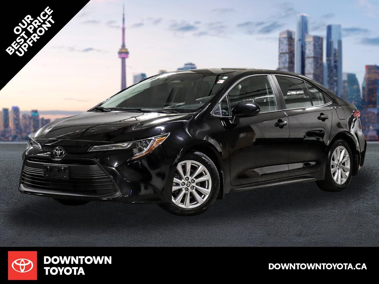 Black 2025 Toyota Corolla Sedan Front-Wheel Drive Continuously Variable Transmission